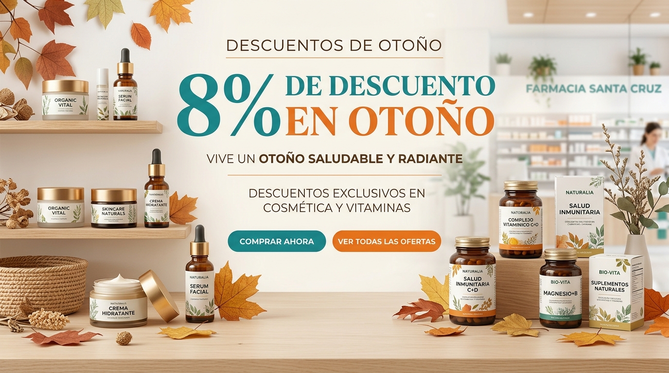 8% de Descuento en Otoño - Farmacia Miguel Gallego