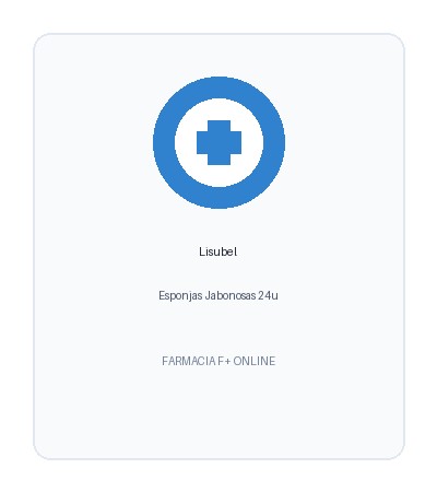 Lisubel esponjas jabonosas 24 unidades